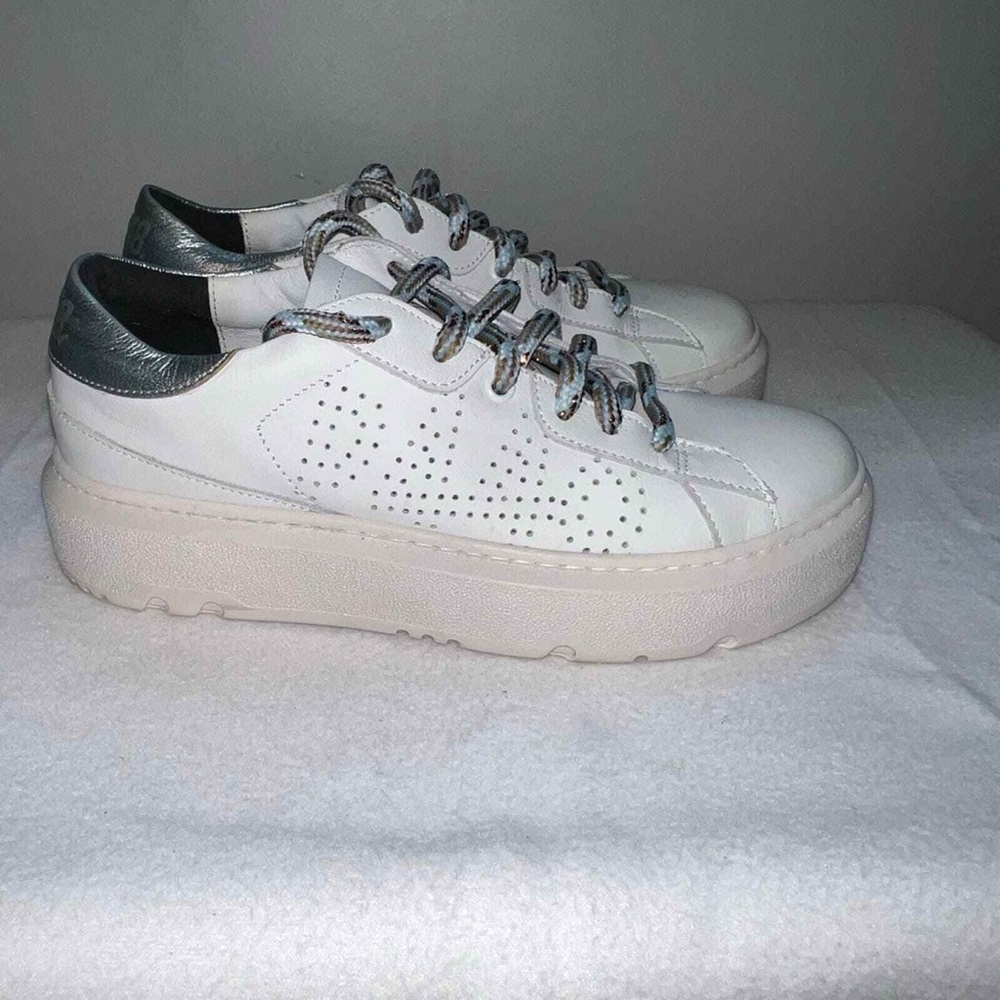 P448 skate now surf later S23 Aerial Sneaker platform white sneakers size 37